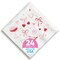 Big Dot of Happiness Drinks with the Girls Napkins, Galentine's Day or Bows, Hearts, Cherries Birthday, White 3-Ply Paper Beverage Napkins - 24 Count